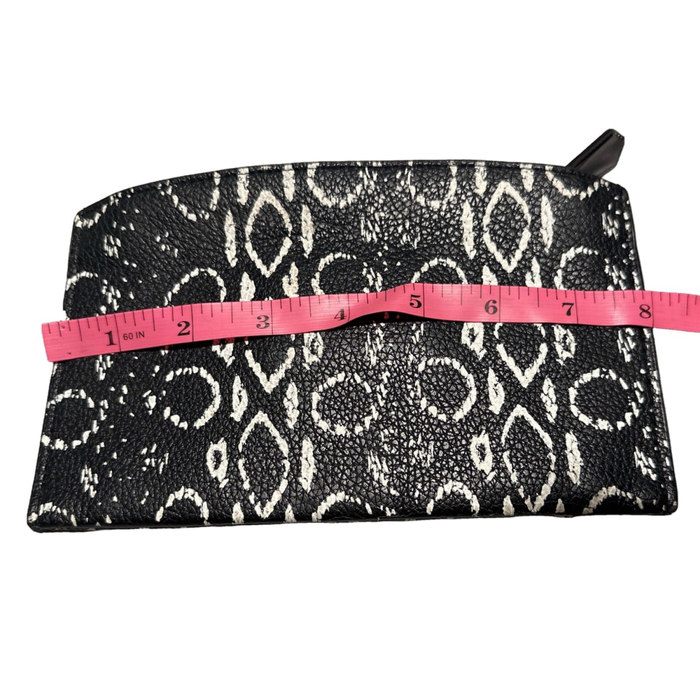 Women's REED Clutch Small Black and White - Picture 3 of 4